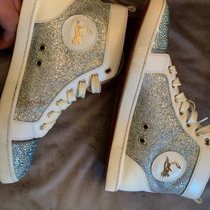 Louboutin Strass high tops